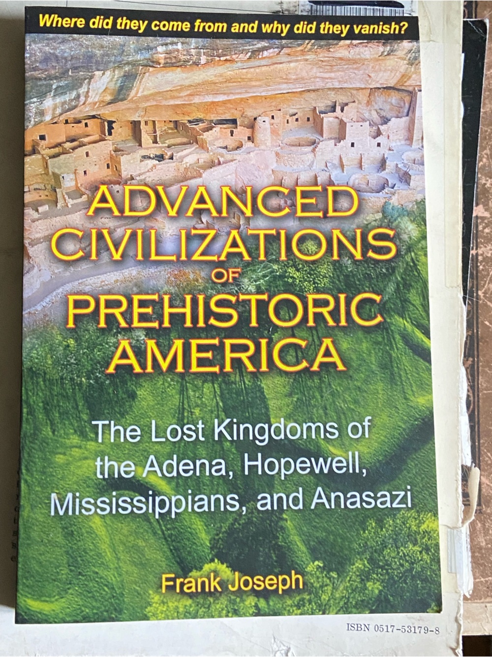 Vintage Western Native American Indian history Pueblo Southwestern Book Anasazi